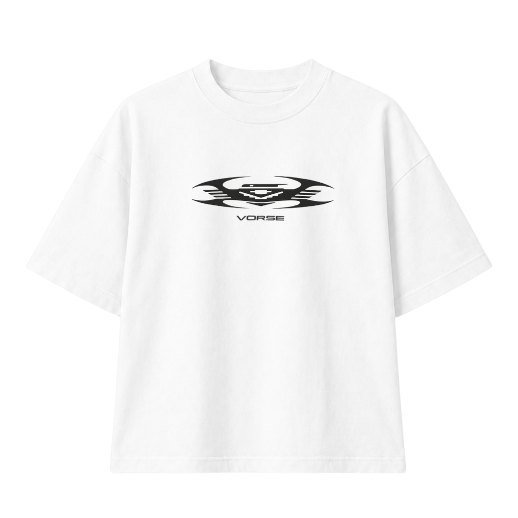 T-SHIRT BOXY TRIBAL WHITE